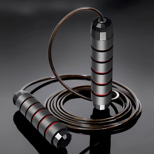 1PCS the New Jump Rope Steel Wire Skipping Exercise Adjustable Jumping Fitness Workout Training Home Sport Equipment Tangle-Free