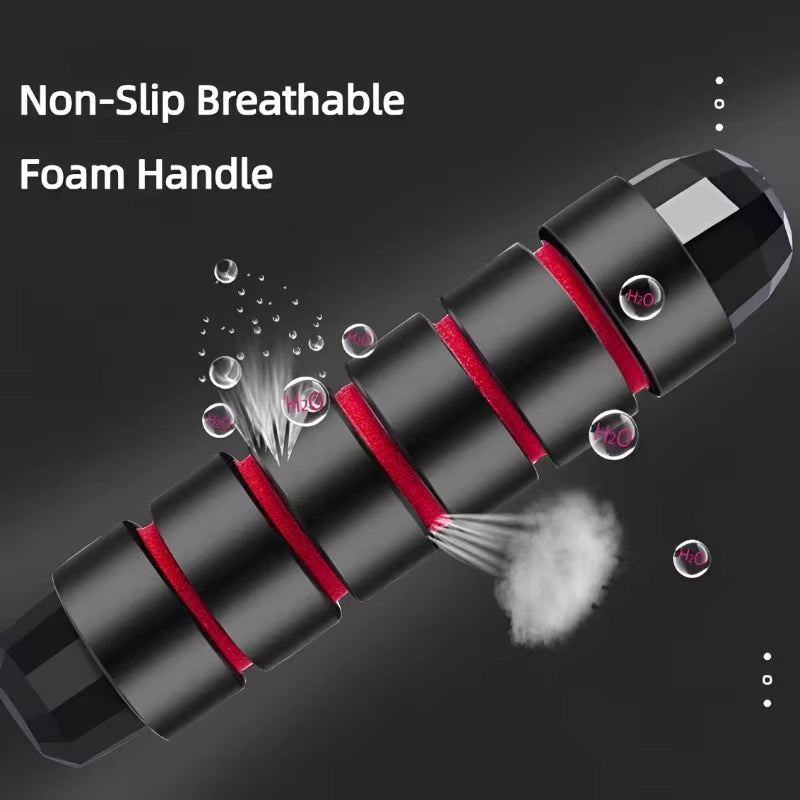 1PCS the New Jump Rope Steel Wire Skipping Exercise Adjustable Jumping Fitness Workout Training Home Sport Equipment Tangle-Free